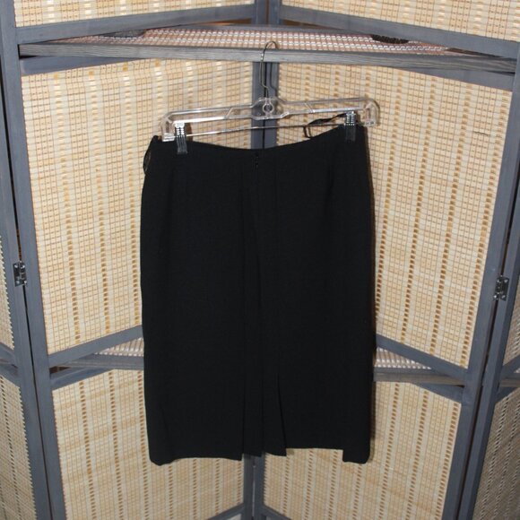 Vintage Tahari ASL 2 pc Pink and Black Skirt Suit - Picture 10 of 11